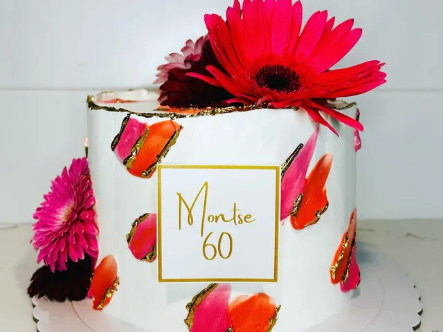 Tarta 60 Aniversario Montse