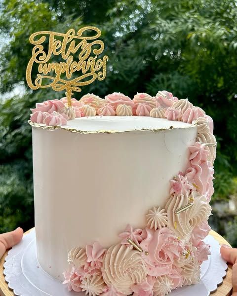 Tarta de Cumpleanos Blanca - foto 2
